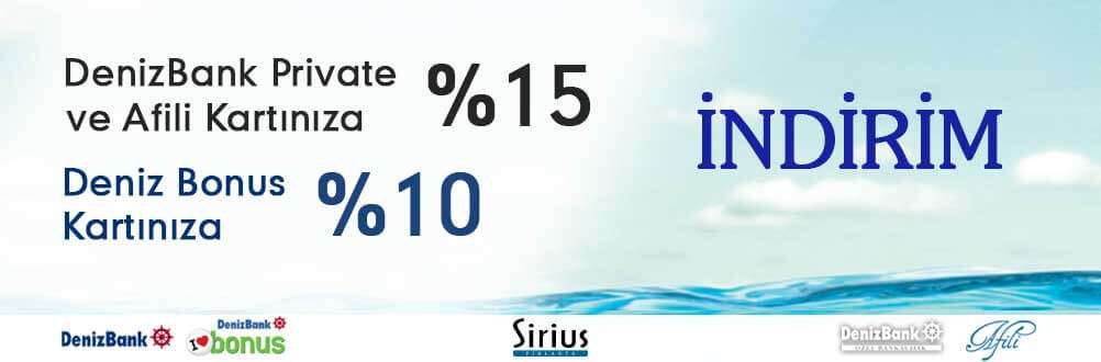 Deniz Bank %10-15 Indirim Kampanyasi 2018