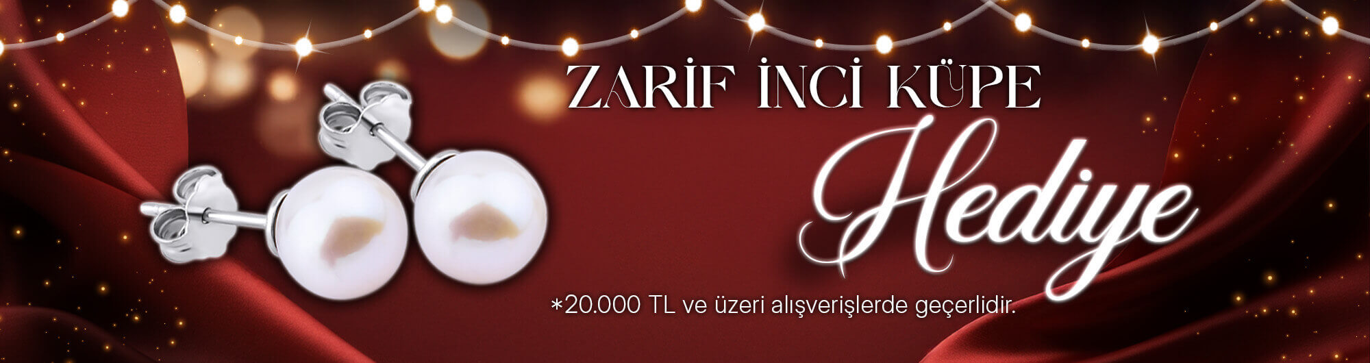 2026 Yeni Yıla Özel Hediye İnci Küpe | Sirius Pırlanta